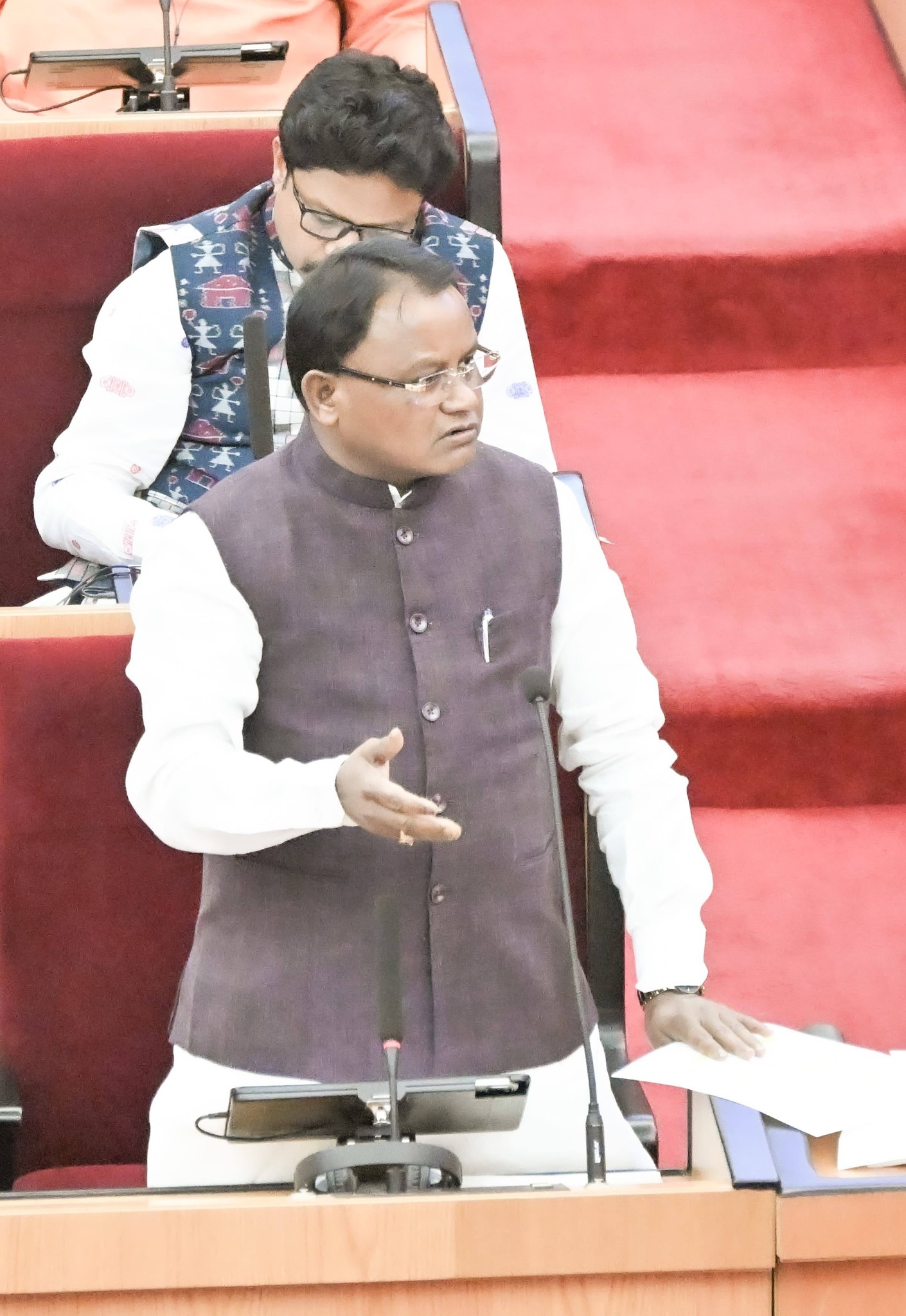 ମାନ୍ୟବର ମୁଖ୍ୟମନ୍ତ୍ରୀ ଶ୍ରୀ ମୋହନ ଚରଣ ମାଝୀ ଓଡ଼ିଶା ବିଧାନସଭାରେ ମାନ୍ୟବର ରାଜ୍ୟପାଳଙ୍କ ଅଭିଭାଷଣ ଉପରେ ଧନ୍ୟବାଦ ପ୍ରସ୍ତାବର ଉତ୍ତର ଦେଇଛନ୍ତି।