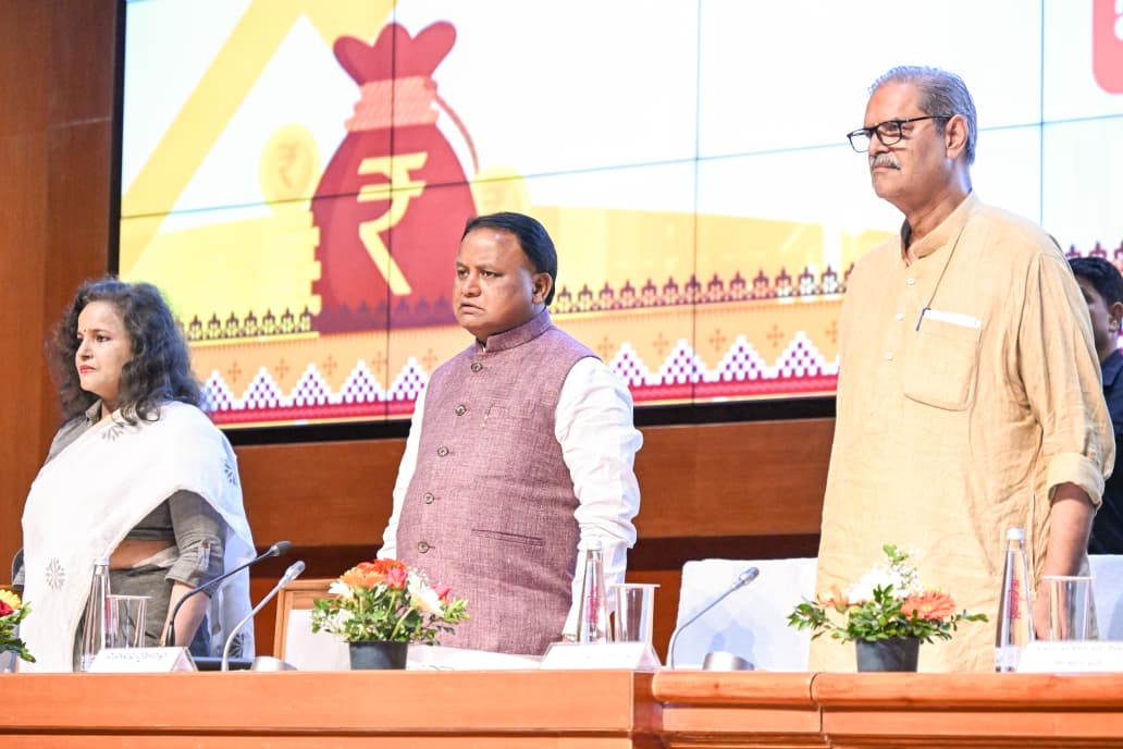 Hon'ble Chief Minister Shri Mohan Charan Majhi attended the state-level budget awareness workshop organized at Lok Seva Bhawan Convention Center.