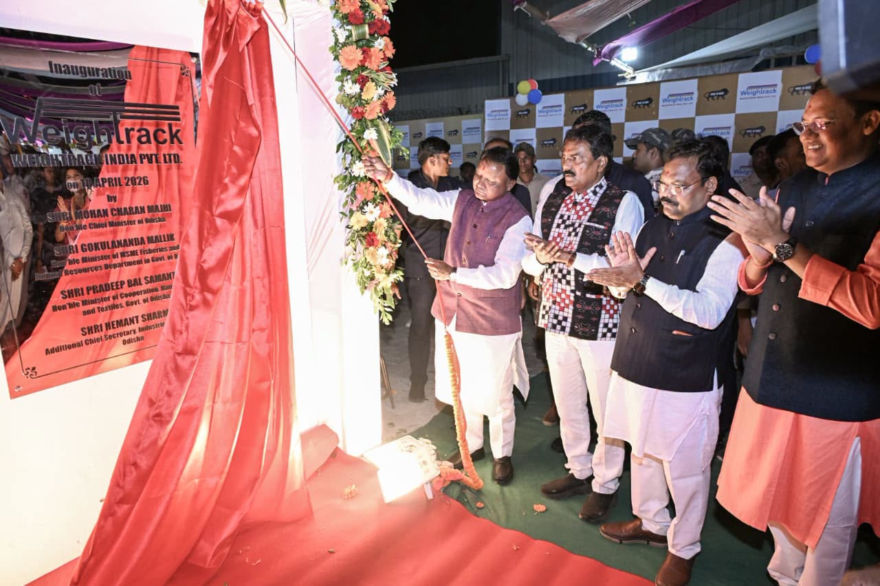 Hon'ble Chief Minister Shri Mohan Charan Majhi inaugurated the state-of-the-art manufacturing unit of 'We-Track India Private Limited' at Infovelly-II, Khurda.