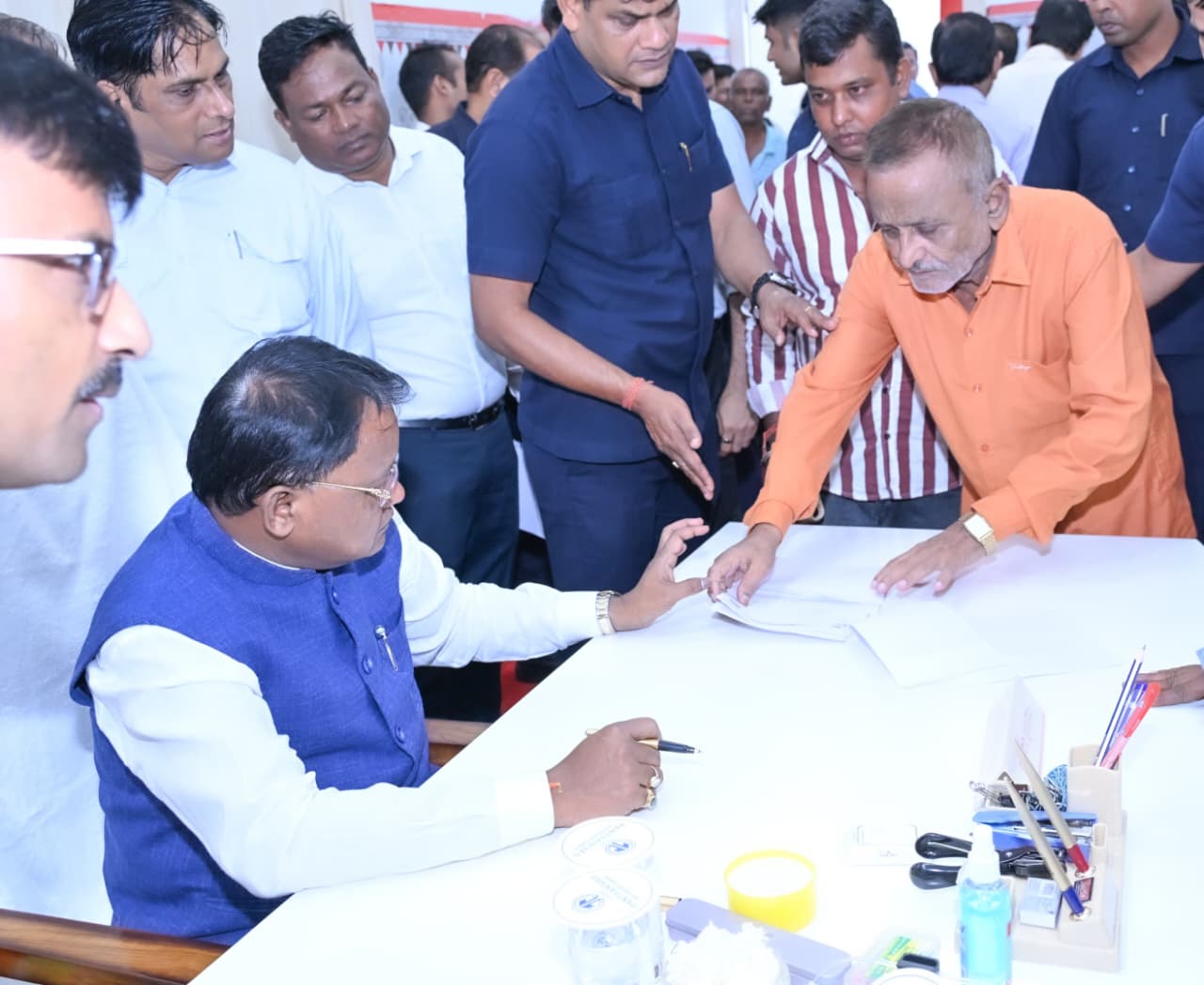 18th round of grievance hearing by Chief Minister.