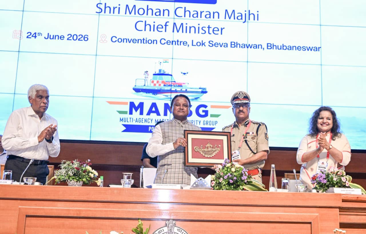 Chief Minister Shri Mohan Charan Majhi attended the inaugural session of the 14th Multi Agency Maritime Security Group (Policy) Meeting held in Bhubaneswar.