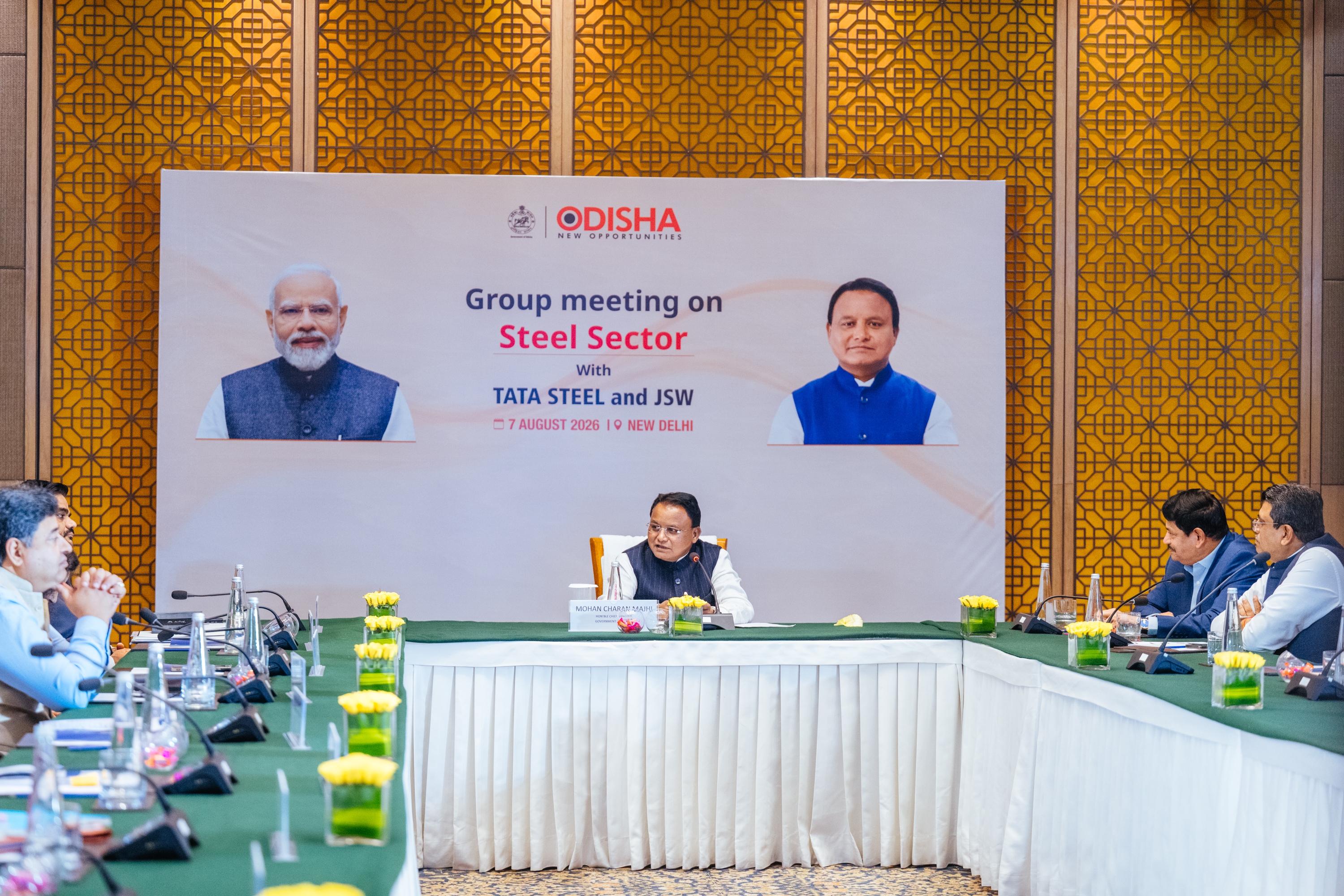 Chief Minister Holds Discussions with Industry Leaders on New Investments and Industrial Expansion in Odisha