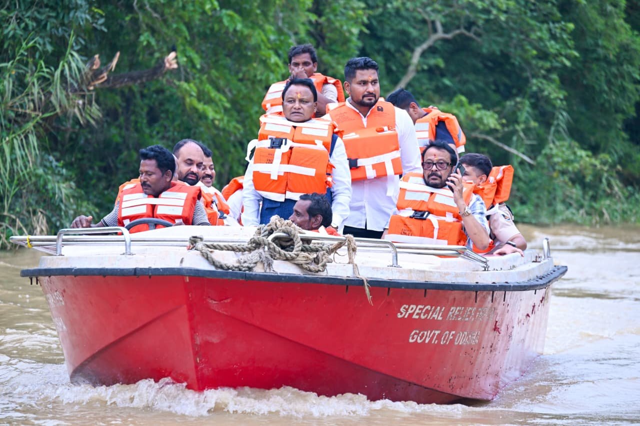 Chief Minister Visits Affected Areas of Shyamsundarpur Panchayat in Tihidi Block, Bhadrak, to Assess the Situation