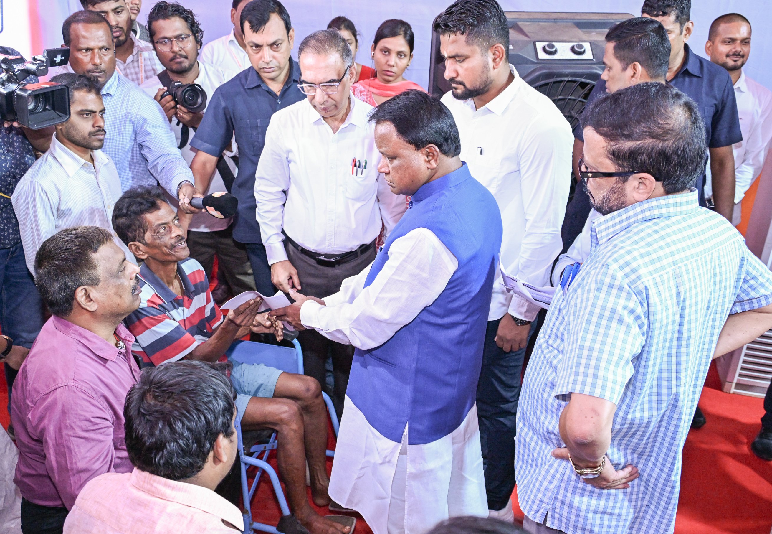 Chief Minister Hears Public Grievances, Directs Departments for Swift Resolution