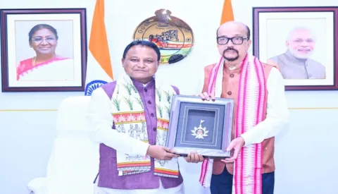 Chhattisgarh Governor Meets the Chief Minister