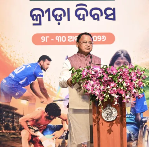 On National Sports Day, Chief Minister Calls for Making Odisha the Sports Capital of the World