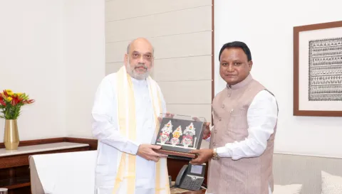 Chief Minister's courtesy call on Amit Shah in New Delhi