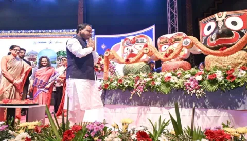 ଭୁବନେଶ୍ୱରରେ ଓଡ଼ିଶା ଟ୍ରାଭେଲ୍ ବଜାରର ସପ୍ତମ ସଂସ୍କରଣ ଉଦ୍‌ଘାଟିତ, ପର୍ଯ୍ୟଟନ କ୍ଷେତ୍ରରେ ନିବେଶ ପାଇଁ ଜାତୀୟ ଓ ଅନ୍ତର୍ଜାତୀୟ ନିବେଶକଙ୍କୁ ମୁଖ୍ୟମନ୍ତ୍ରୀଙ୍କ ଆହ୍ୱାନ
