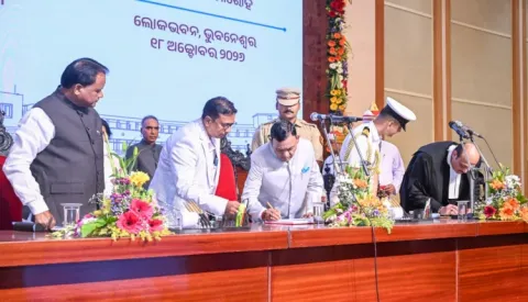 ଓଡ଼ିଶାର ରାଜ୍ୟପାଳ ଭାବେ ଶ୍ରୀ ବ୍ରଜମୋହନ ରାମଙ୍କ ଶପଥ ଗ୍ରହଣ
