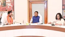 Hon'ble Chief Minister Shri Mohan Charan Majhi held discussions with Hon'ble Union Minister for Coal and Mines Shri G. Kishan Reddy at Lok Seva Bhavan regarding strengthening the mineral sector of Odisha and further increasing its contribution to the national economy.