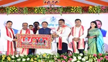 Hon'ble Chief Minister Shri Mohan Charan Majhi laid the foundation stone of the state-of-the-art 'Pipili Chandua Handicraft Hub' project to be built at Pipili with an investment of about Rs 80 crore.