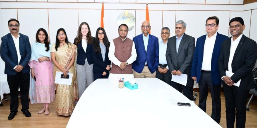 At Lok Seva Bhavan, Vedanta Group Chairman Mr Anil Agarwal called on Hon’ble Chief Minister Shri Mohan Charan Majhi.