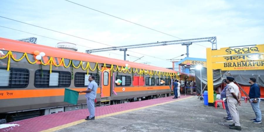 Berhampur-Surat Amrit Bharat Express launched