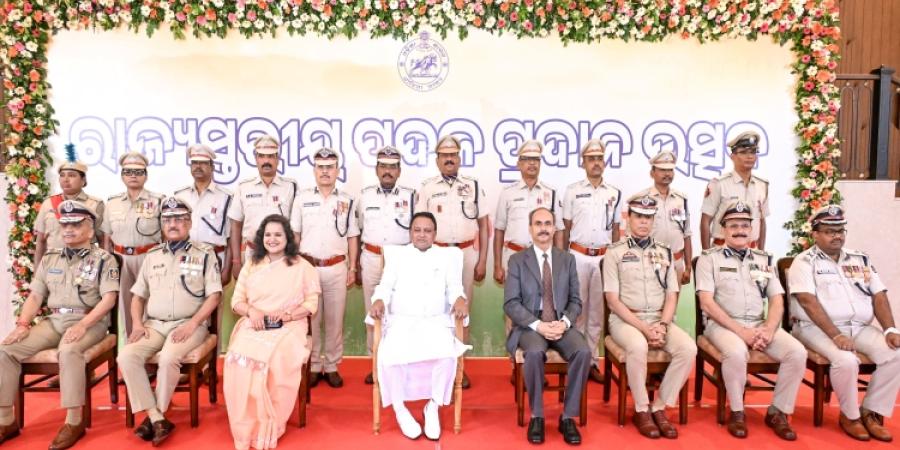 State-level medal presentation ceremony-2026: Chief Minister honours police officers and employees