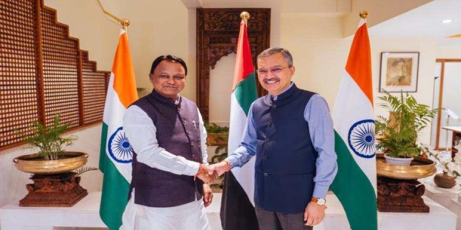 ୟୁଏଇ ଗସ୍ତରେ ମୁଖ୍ୟମନ୍ତ୍ରୀଙ୍କୁ ଭାରତୀୟ ରାଷ୍ଟ୍ରଦୂତ ଓ ପ୍ରବାସୀ ଓଡ଼ିଆ ସମୁଦାୟର ସୌଜନ୍ୟମୂଳକ ସମ୍ବର୍ଦ୍ଧନା